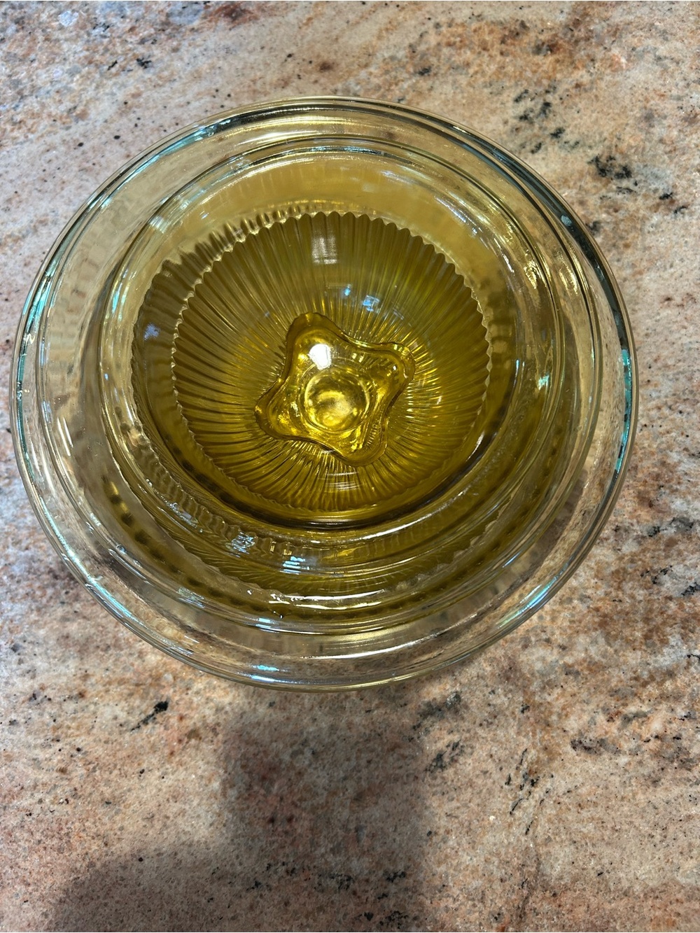 Federal Glass "Golden Glo" Honey Amber Nesting Bowls Depression Glass Set of 3